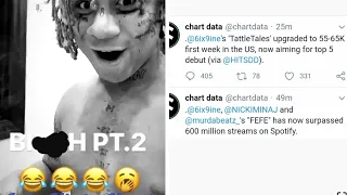 Trippie Redd Clowns 6ix9ine Again About His Album Flopping!