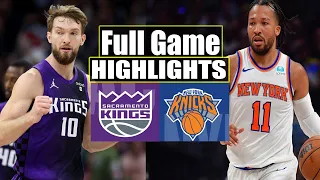 New York Knicks VS Sacramento Kings FULL GAME HIGHLIGHTS | April 4 | 2024 NBA Season