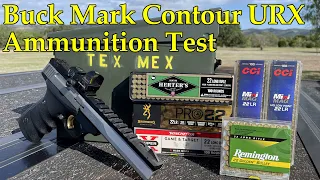 Browning Buck Mark Contour URX Ammunition Test