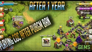 Playing COC After 1 Year || Coc After pubg Ban || 11000 Gems || Dragon Gamer