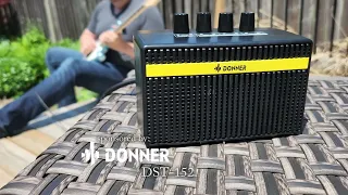 Donner DST-152R | Included mini-amp short clip