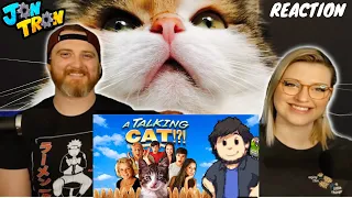 "A Talking Cat!?!" @JonTronShow | HatGuy & Nikki react