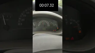 Lada Kalina acceleration 0-100 km/h