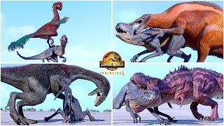 Scorpios Rex Death Animations by All Dinosaurs in Dominion Malta Island 🦖 Jurassic World Evolution 2