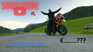 Hoeveel geld heb ik voor een motortrip nodig?