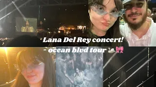 concert vlog: Lana Del Rey - ocean blvd tour 🦢🎀