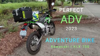 Ready na for adventure | Kawasaki KLX 150bf rally inspired