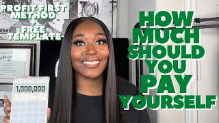 How Much Should You Pay Yourself As A New Business Owner | Profit First Method