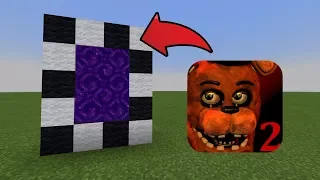 Minecraft : How To Make a Portal to the Five Nights At Freddy's 2 Dimension