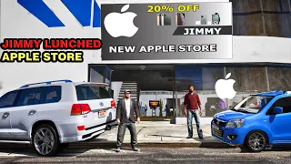 GTA 5 Pakistan | Jimmy Launched Apple Store | Real Life Story Mod | Toyota Land Cruiser V8 | Urdu