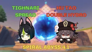 TIGHNARI SPREAD x HU TAO DOUBLE HYDRO | Genshin Impact Spiral Abyss Floor 12 Version 4.1