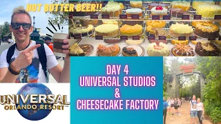 UNIVERSAL STUDIOS  | HOT BUTTERBEER | CHEESECAKE FACTORY