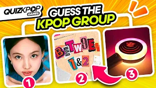 GUESS THE KPOP GROUP BY 3 CLUES 🔍 👀 |  QUIZ KPOP GAMES 2023 | KPOP QUIZ TRIVIA