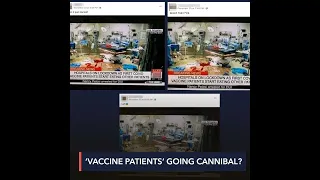 FALSE: Photo shows COVID-19 'vaccine patients' eating other patients