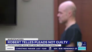 Ex-politician Robert Telles enters 'not guilty' plea in Las Vegas reporter's killing