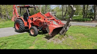 Kubota L48 Bucket Hook Test