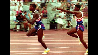 Carl  Lewis  Master  The  Anchor  Leg  ( 4 x 100m ).