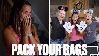 SURPRISING MY WIFE WITH A GIRLS TRIP TO DISNEYLAND FOR HER BIRTHDAY | MOM EMOTIONAL DISNEY SURPRISE