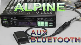 CAR RADIO ALPINE AUX BLUETOOTH