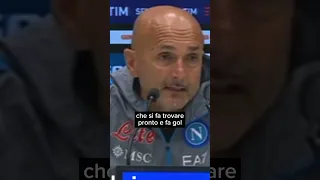 Spalletti stanco dei giornalisti che parlano solo di Kvara😅 #spalletti #calcio #sscnapoli