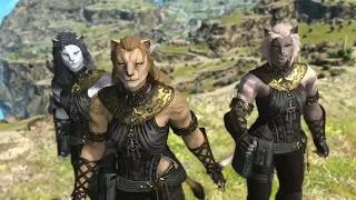 Final Fantasy XIV: Dawntrail - New Race “female Hrothgar” | PS5