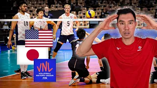 Reacting to USA vs. Japan Volleyball 2022 FIVB VNL