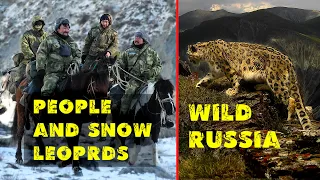 Люди и снежные барсы. Охотники помогают изучать и сохранять снежного барса в горах Алтая (Сибирь)