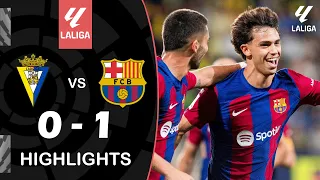 Cádiz CF vs. FC Barcelona 0-1 Highlights | LaLiga 2023/24