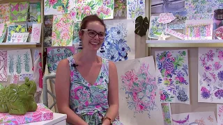 Behind the Print: Chatting With a Lilly Pulitzer Artist