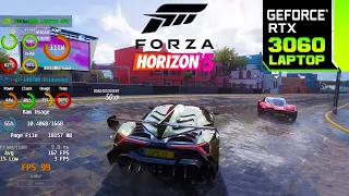 Forza Horizon 5 | RTX 3060 Laptop 130W + i7-10870H | 2160P, 1620P, 1440P, & 1080P | 4K Benchmarks!