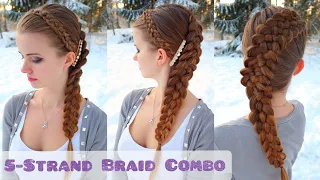 Sophisticated Headband Hairstyle | 5-Strand Braid Hairstyle