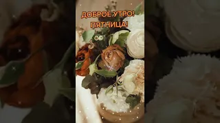 Пятница! Доброе Утро!☕🫖🪸🌾 🌷 Видеоткрытка