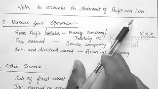 [1] Financial statement of a companies [Revised Format] Company Final Accounts -kauserwise