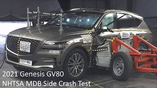 2021-2024 Genesis GV80 NHTSA MDB Side Crash Test