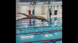 caeleb dressel start SLOW MOTION - Spire Institute