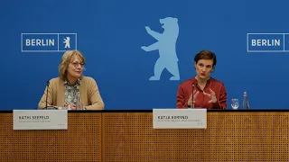 Landespressekonferenz mit dem Berliner Senat am 7. März 2023