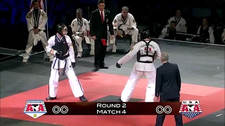 2013 ATA Worldwide Sparring Competition MASTER N. WASHINGTON PEREZ URUGUAY SPARRING VS USA MIN 2:46