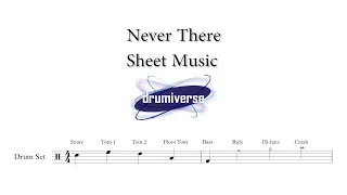 Never There by Sum 41 - Drum Score (Request #99)