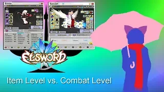 Elsword - Item Level vs. Combat Level