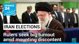Iran rulers seek big turnout in election amid mounting discontent • FRANCE 24 English