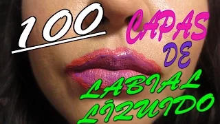 100 CAPAS DE LABIAL LIQUIDO/100 COATS OF LIQUID LIPSTICK | TAYO BANDA