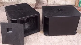 Single 15 '' Bass Subwoofer Cabinet Design - Giant sound 1000w