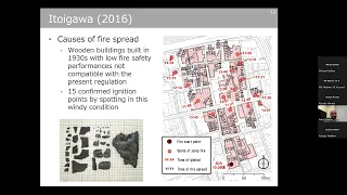 Physics-Based Modeling of Fire Spread in Densely-Built Urban Areas