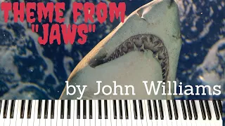 Theme from Jaws by John Williams piano cover
