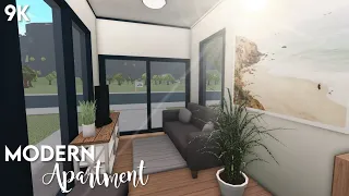 9k No-Gamepass Modern Apartment | Bloxburg ROBLOX speedbuild