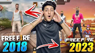 Old Free Fire Youtuber 2018 Vs 2023 Searching Old Player Id - Garena Free Fire