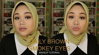 Daily Brown Smokey Eyes | Makeup Tutorial | Bahasa indonesia | MakeupbyFatya
