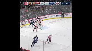 Two first period fights between the Jets and Senators