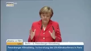 6. Petersberger Klimadialog: Ansprache von Angela Merkel und François Hollande am 19.05.2015