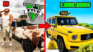 TAXI de 1$ vs TAXI MILLONARIO en GTA 5!